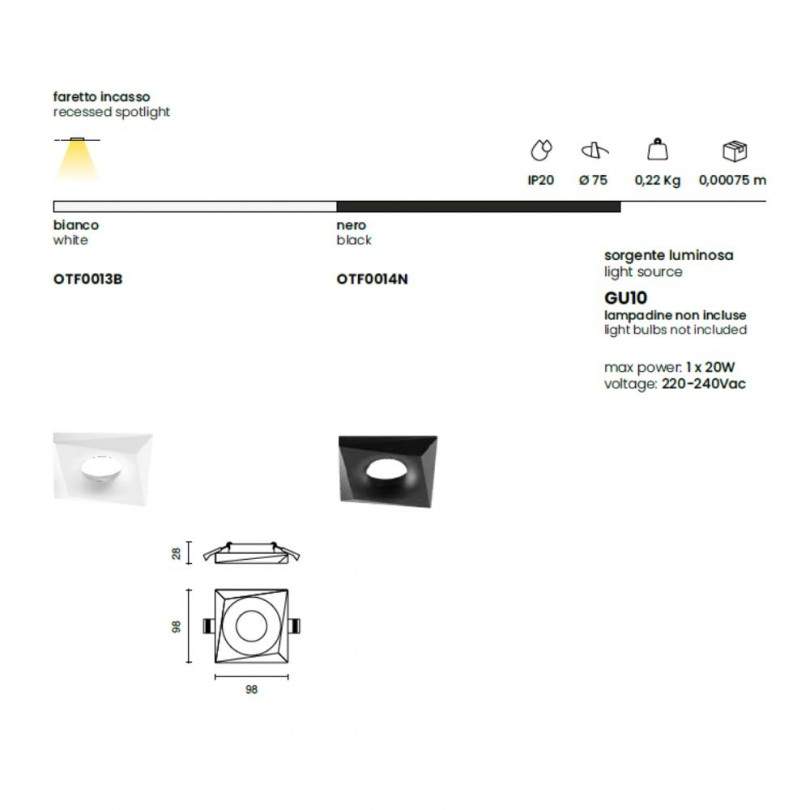Faretto VALLEY- Ondatech