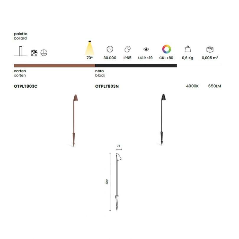 Paletto GRASS SINGLE- Ondatech