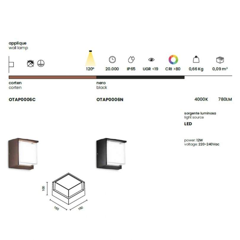 Applique FONTE SQUARE- Ondatech