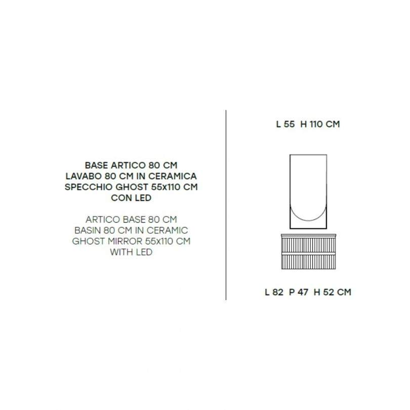Mobile bagno ARTICO2 80 CM- Modo