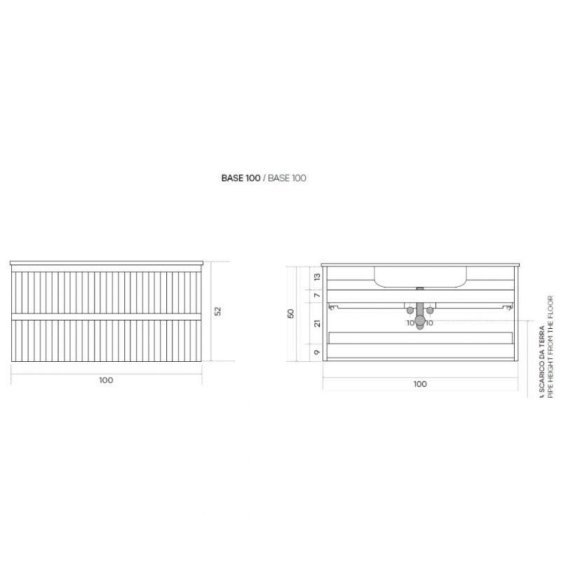 Mobile bagno ARTICO5 100 CM- Modo