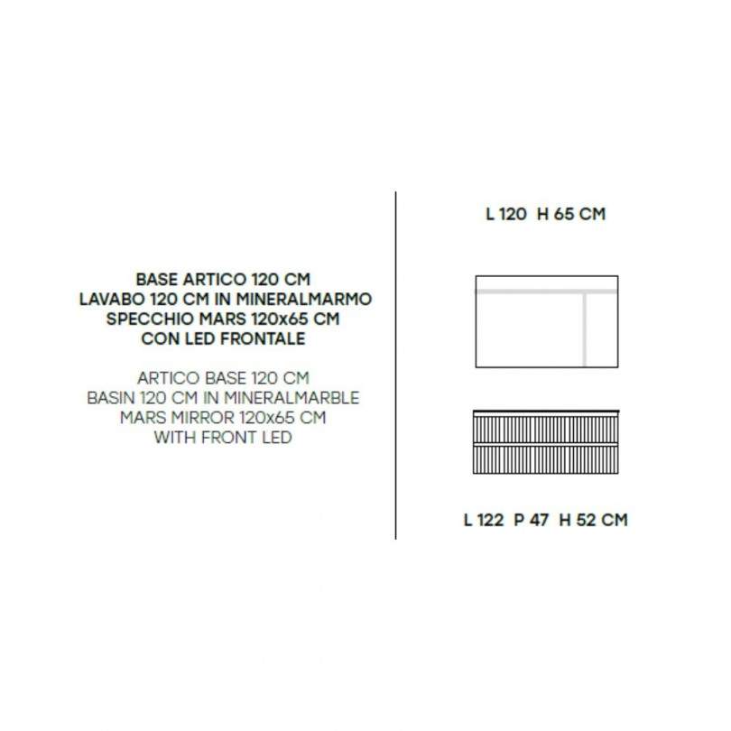 Mobile bagno ARTICO 120 CM- Modo