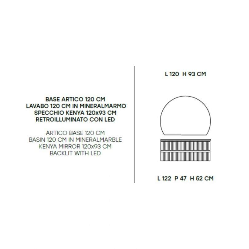 Mobile bagno ARTICO9 120 CM- Modo