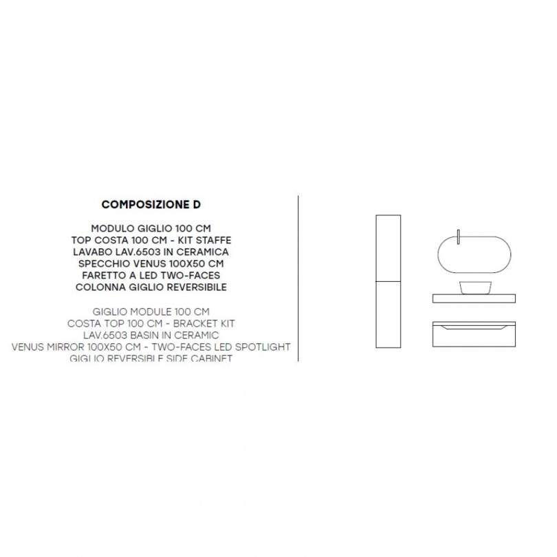 Mobile bagno MIXI composizione D- Modo