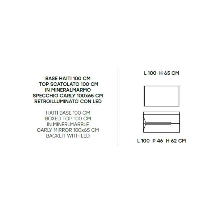 Mobile bagno HAITI4 100 CM- Modo