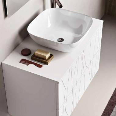 Top di chiusura in MDF...