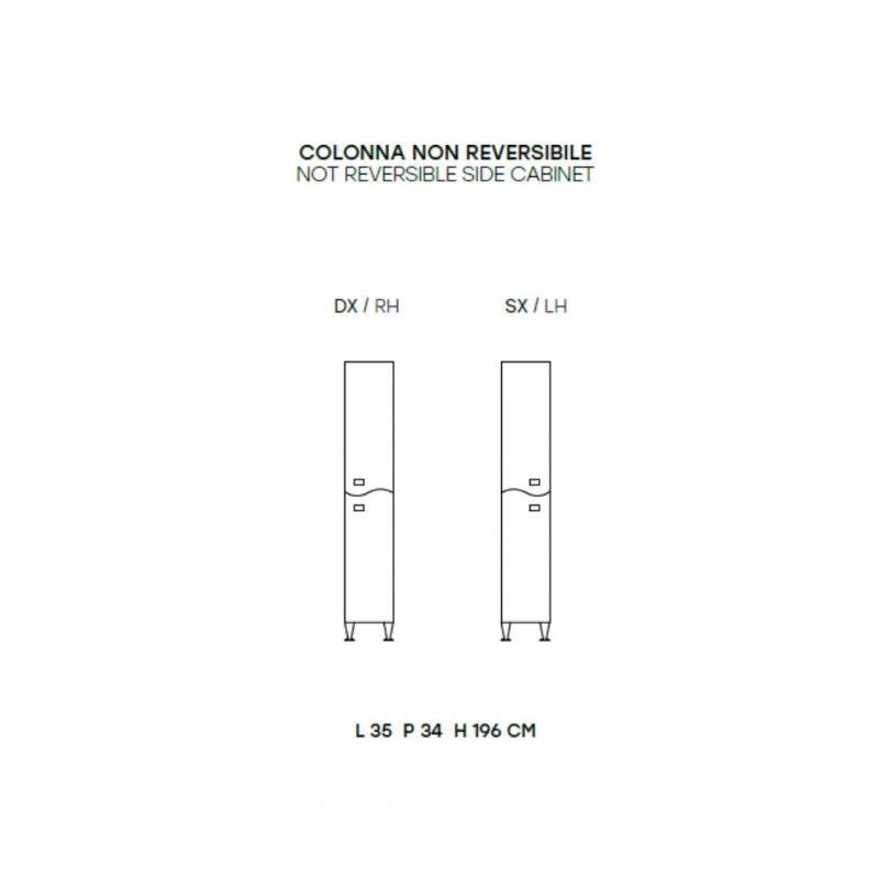 Colonna reversibile ONDA- Modo