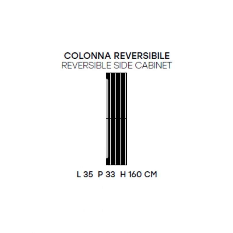 Colonna reversibile RIGHE- Modo