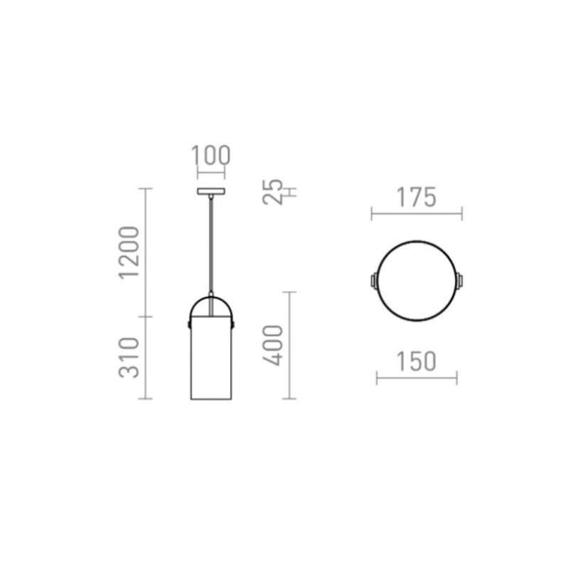 Lampada sospesa JULIETTA31 - Rendi light