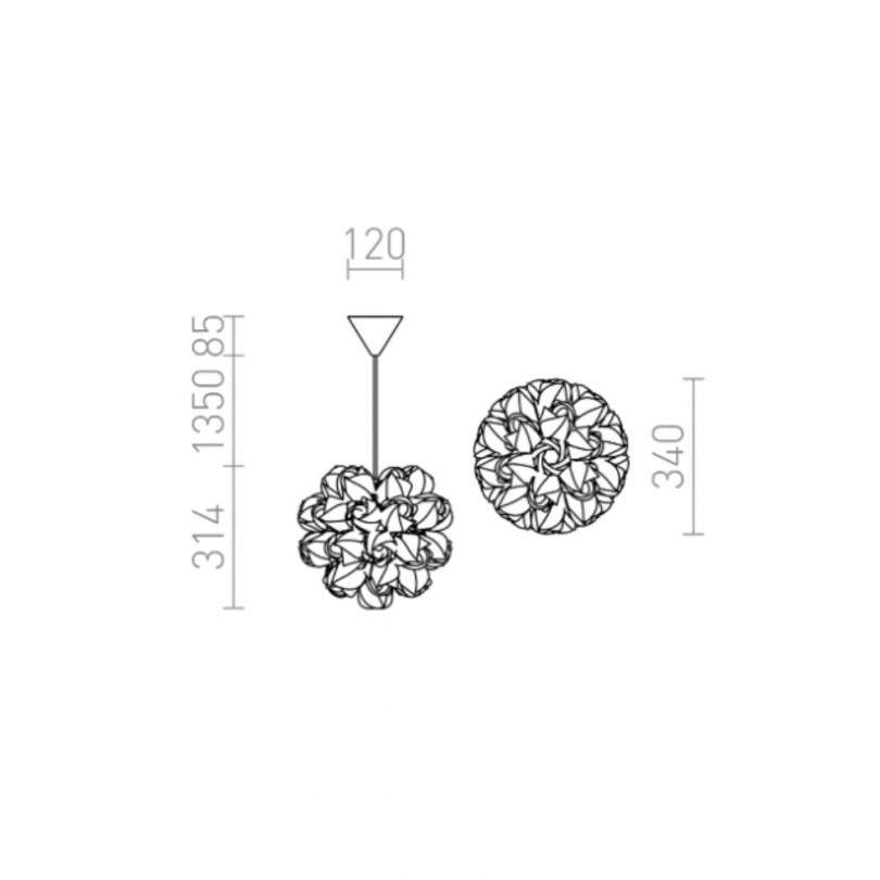 Lampada sospesa COCO - Rendl light