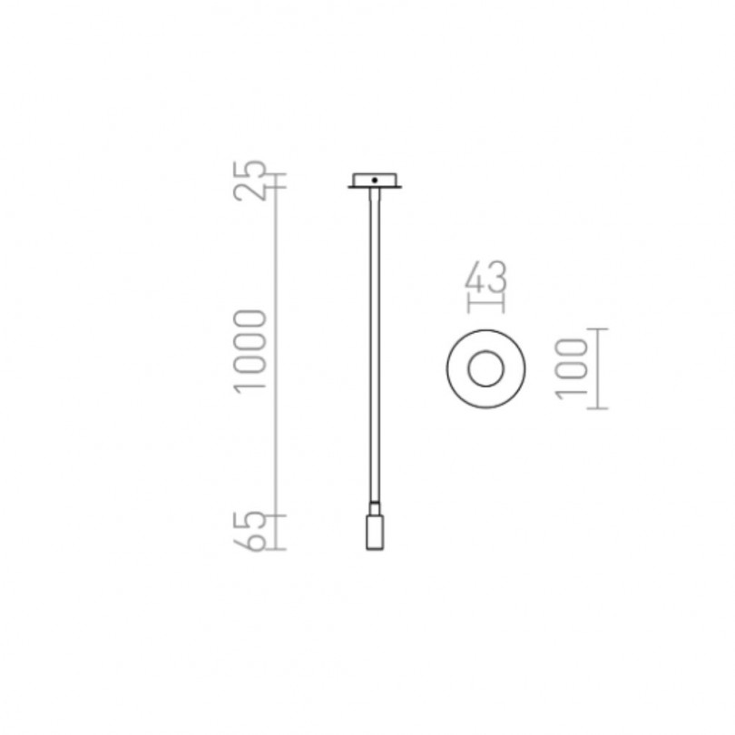 Lampada sospesa LOYD II - Rendl light