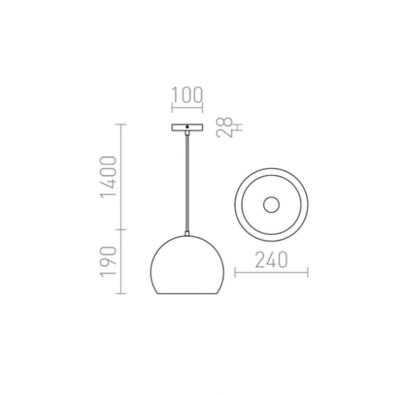 Lampada sospesa BLONDIE - Rendl light