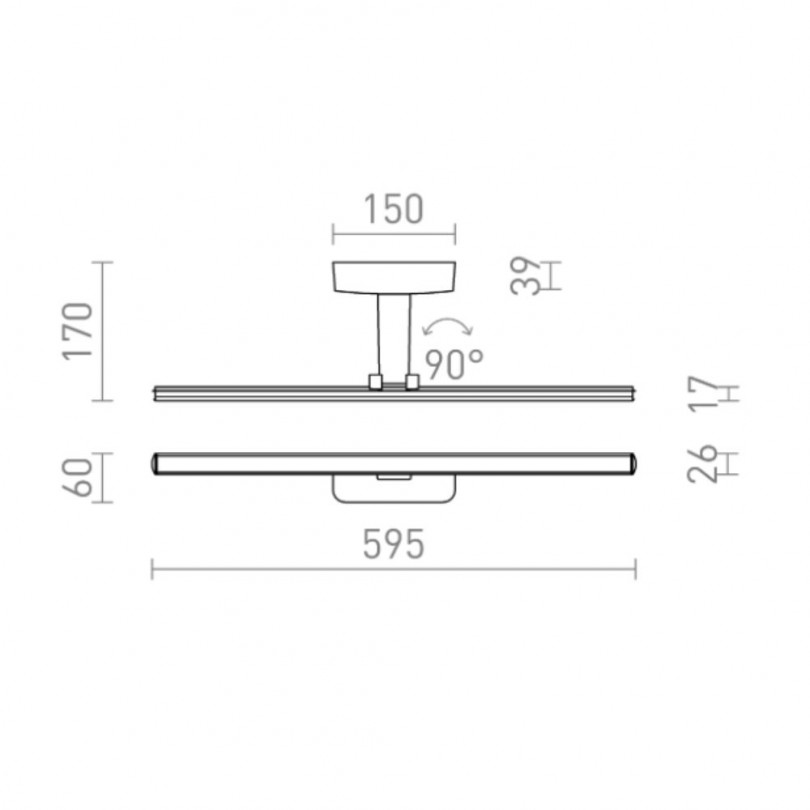 Lampada a parete ALISA - Rendl light