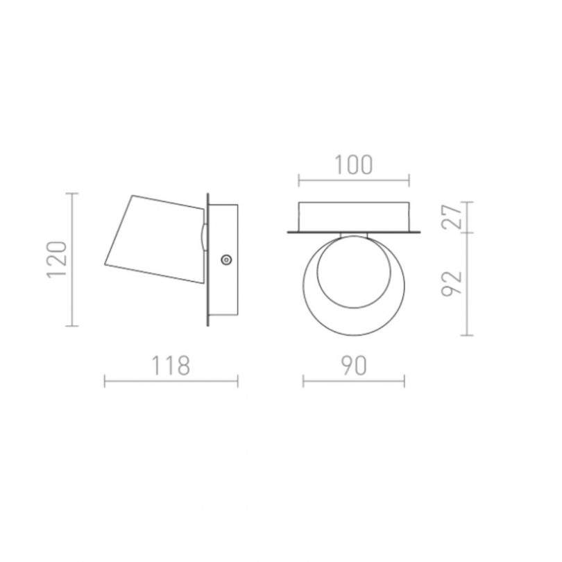 Faretto AMEDEUS I - Rendl light