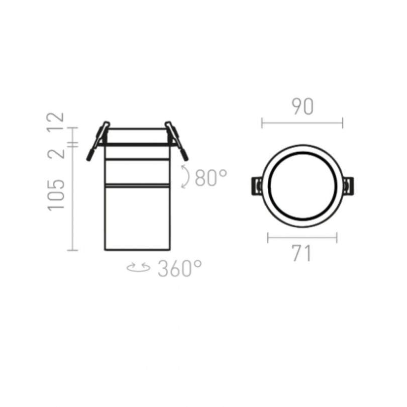 Faretto AUGUSTA - Rendl light