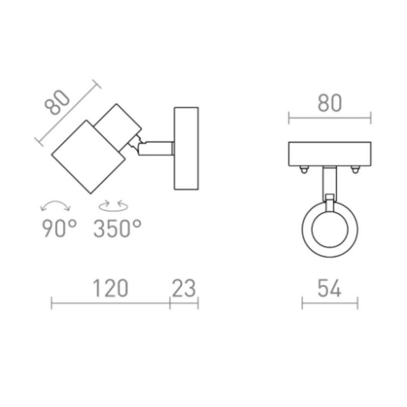 Applique VALTO 1 - Rendl light