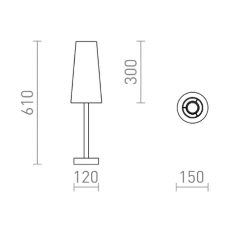Lampada da tavolo MAUI/ CONNY - Rendl...