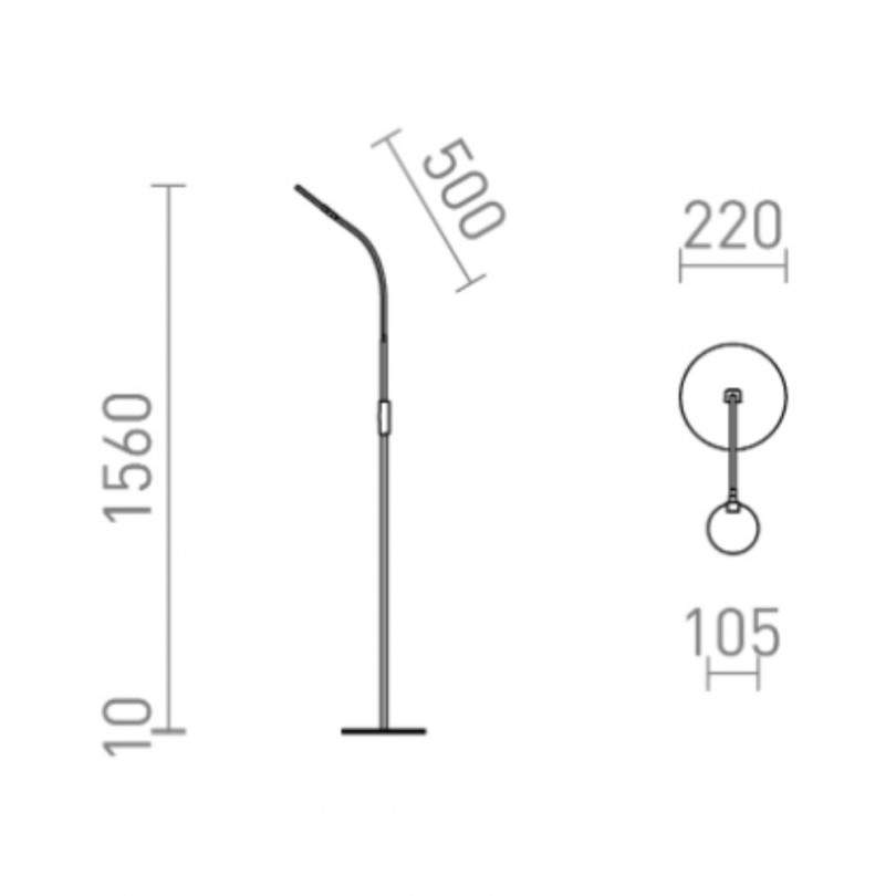 Lampada da terra CELESTE - Rendl light