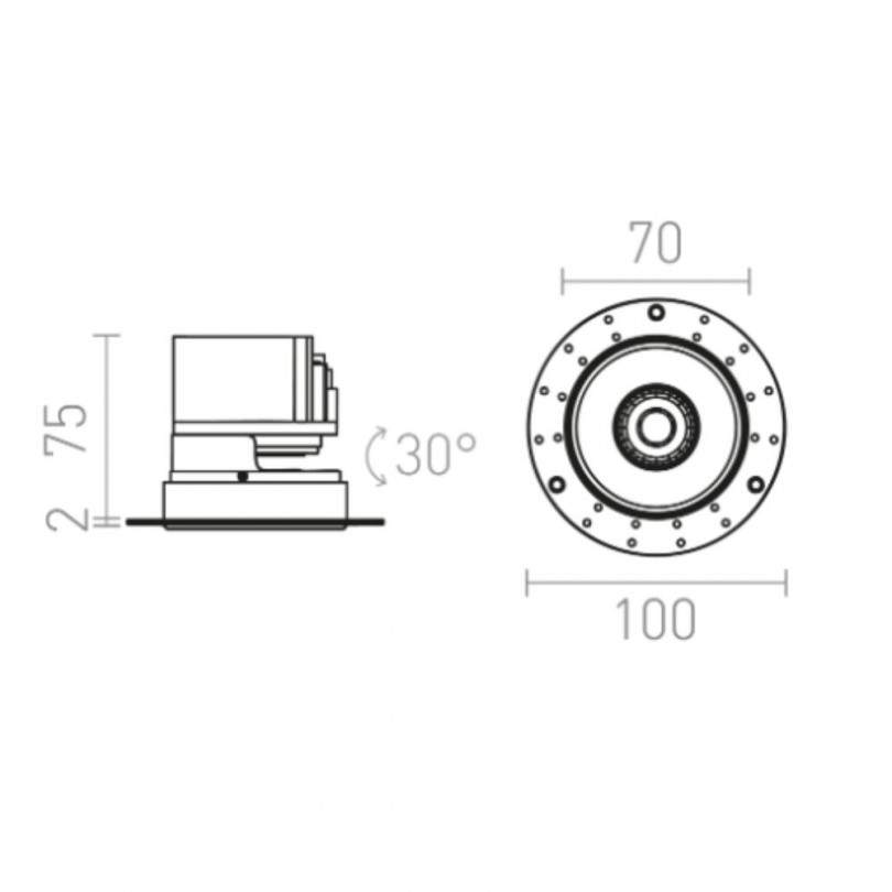 Faretto ANTARES - Rendl light