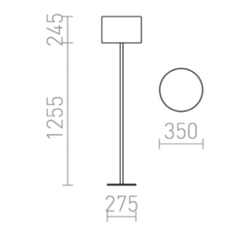 Lampada da terra BOSANNA - Rendl light