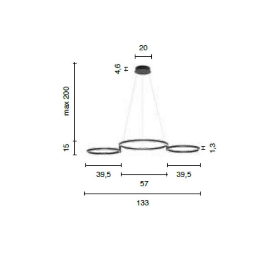 Lampada sospesa SABE - Ondaluce