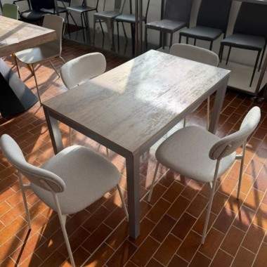 Set 4 sedie INKA bianca -...
